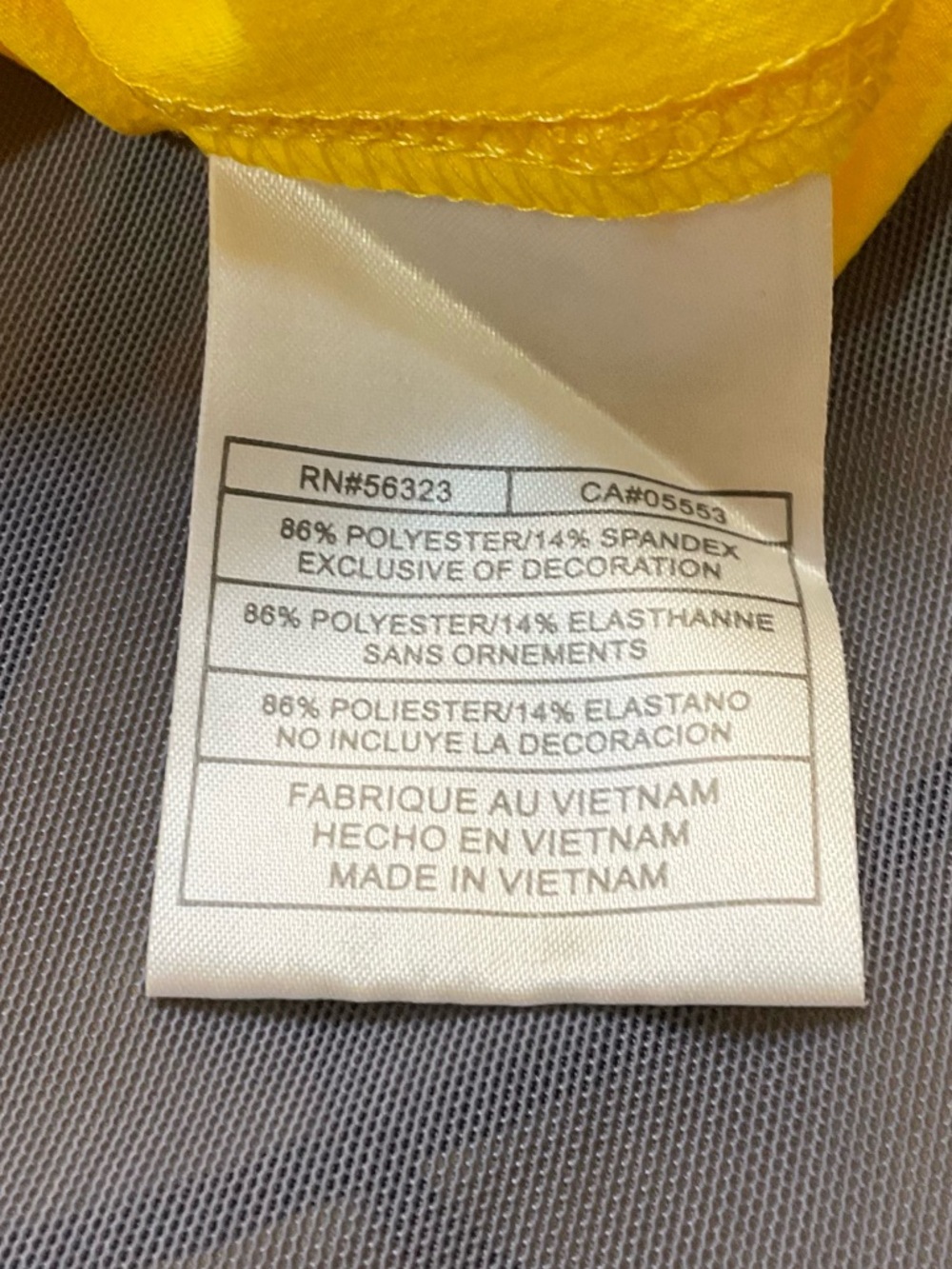 Vtg Nike Dri-Fit Men’s XXL 1/2 Zip Pullover Shirt Rear Pocket Yellow - Picture 5 of 6